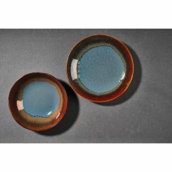 Villa Collection Servierschale 31 Cm Due Blau -Alessi-Shop Servierschale 31cm Steingut blau 3 600x600 ID338147 613459a9958f882d02319fdefe92a704