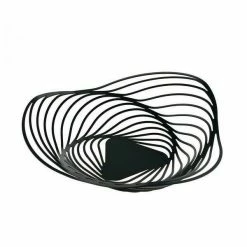 Alessi Schale Tafelaufsatz 43 Cm Trinity Schwarz